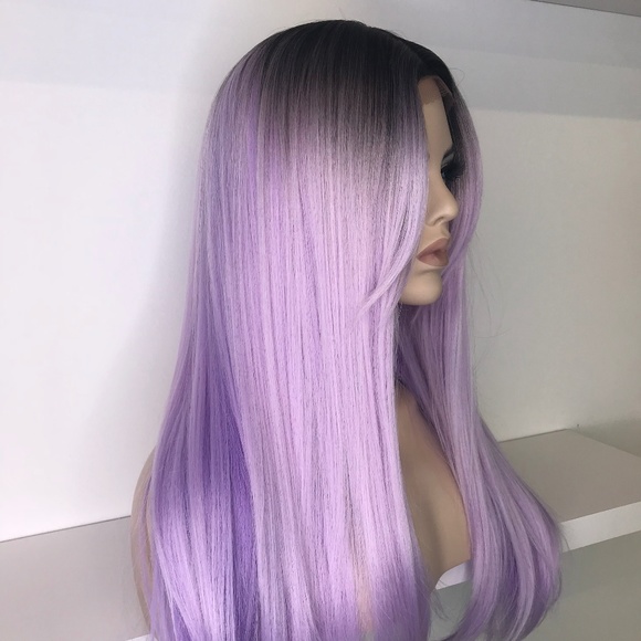 Her Wig Closet Accessories - 24" Light Purple Middle Lace Part Wig | Layla